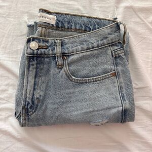 PacSun Distressed Light Wash Boyfriend Jeans